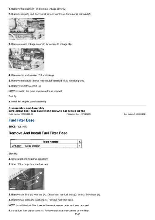 Caterpillar CAT D3C III Track-Type Tractor Service Repair Manual (7XL00001 and up) - Image 2