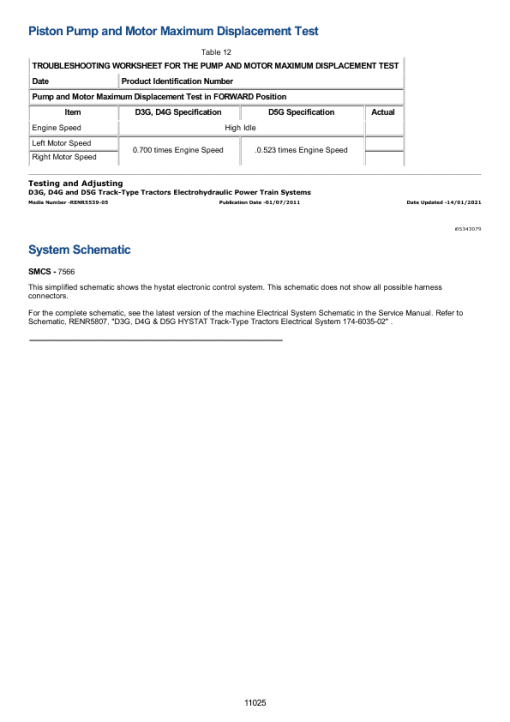 Caterpillar CAT D3G Track-Type Tractor Service Repair Manual (CLB00001 and up) - Image 4