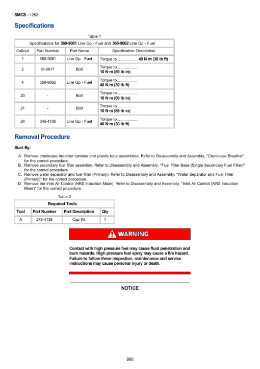 Caterpillar CAT D3K2 LGP Track-Type Tractor Service Repair Manual (KLL00001 and up) - Image 6