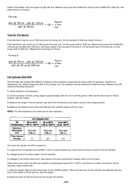 Caterpillar CAT D4C II Track-Type Tractor Service Repair Manual (7KG00001 and up) - Image 6