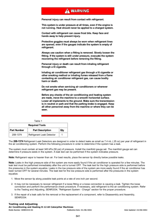 Caterpillar CAT D4H Track-Type Tractor Service Repair Manual (9DB00001 and up) - Image 5