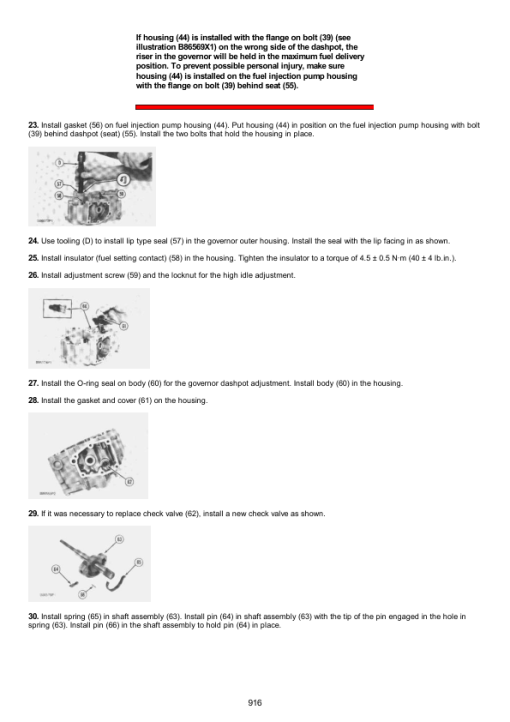 Caterpillar CAT D5C Track Type Tractor Dozer Bulldozer Service Repair Manual (6PJ00001 and up) - Image 5