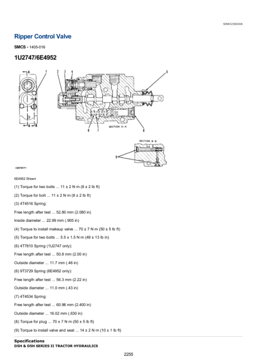 Caterpillar CAT D5H Track-Type Tractor Service Repair Manual (1YD00001 and up) - Image 4