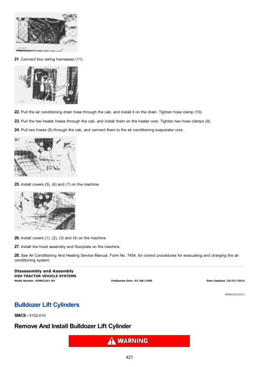 Caterpillar CAT D5H Track-Type Tractor Service Repair Manual (8SC00001 and up) - Image 4