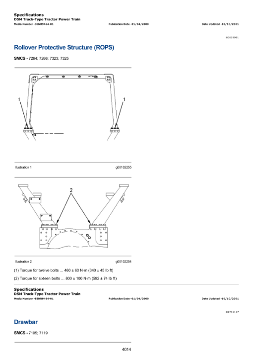 Caterpillar CAT D5M Track-Type Tractor Service Repair Manual (4BR00001 and up) - Image 5