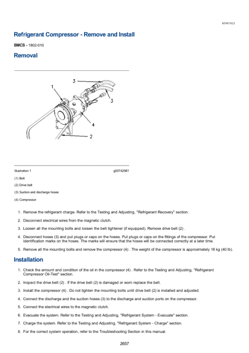 Caterpillar CAT D6 Track-Type Tractor Service Repair Manual (AG900001 and up) - Image 3