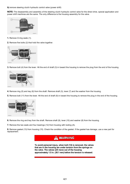 Caterpillar CAT D6D Track-Type Tractor Service Repair Manual (36C00001 and up) - Image 3