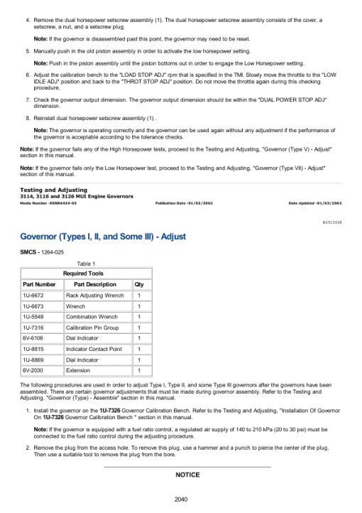 Caterpillar CAT D6M Track Type Tractor Service Repair Manual (4JN00001 and up) - Image 3