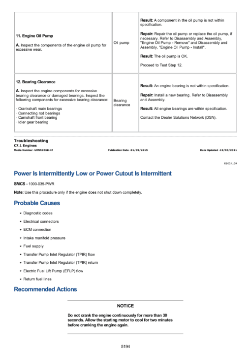 Caterpillar CAT D6N LGP Track Type Tractor Service Repair Manual (MG500001 and up) - Image 5