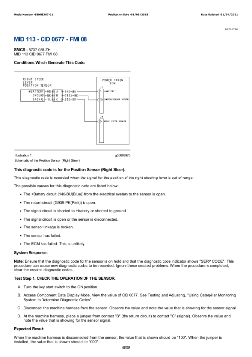 Caterpillar CAT D6M Track-Type Tractor Service Repair Manual (5WR00001 and up) - Image 5