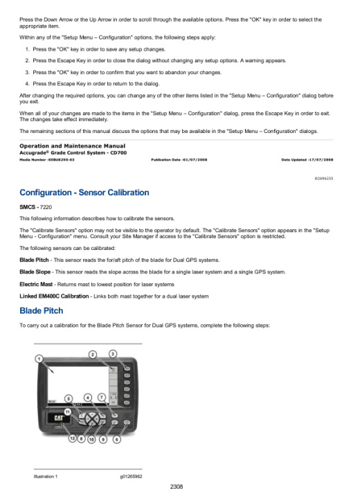 Caterpillar CAT 216B Skidsteer Loader Service Repair Manual (RLL00001 till 06799) - Image 3