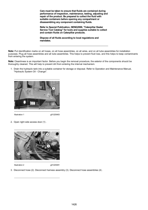 Caterpillar CAT D6N Track Type Tractor Service Repair Manual (DJY00001 and up) - Image 2