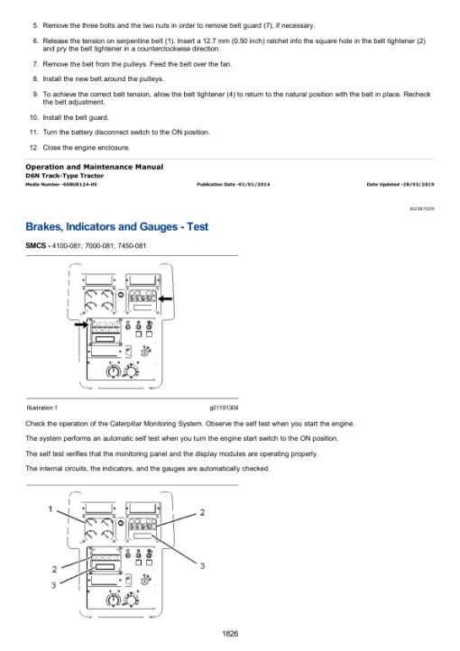 Caterpillar CAT D6N Track Type Tractor Service Repair Manual (DJY00001 and up) - Image 3