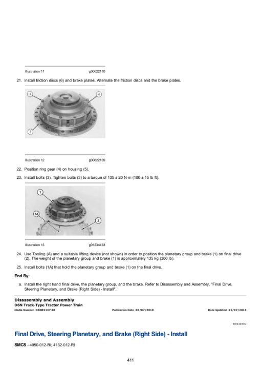 Caterpillar CAT D6N Track Type Tractor Service Repair Manual (DJY00001 and up) - Image 5