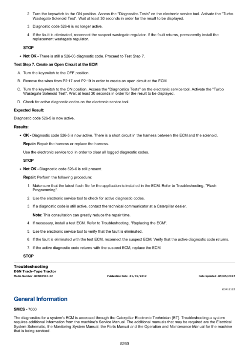 Caterpillar CAT D6N Track-Type Tractor Service Repair Manual (GHS00001 and up) - Image 4