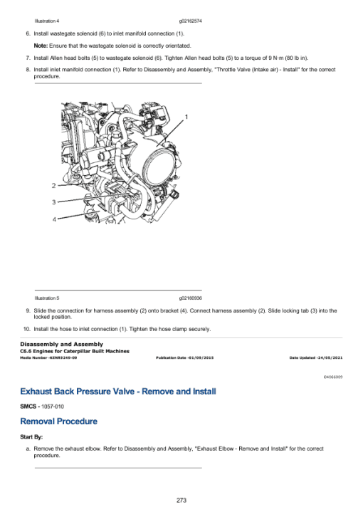 Caterpillar CAT 120H Motor Grader Service Repair Manual (12400001 and up) - Image 3