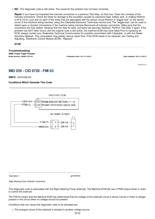 Caterpillar CAT 120H Motor Grader Service Repair Manual (12400001 and up) - Image 6