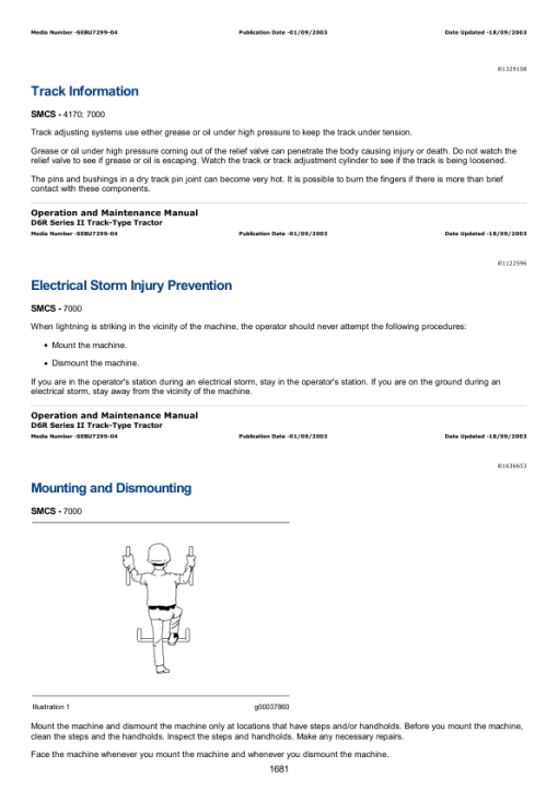 Caterpillar CAT D6R II Track Type Tractor Service Repair Manual (BRJ00001 and up) - Image 2