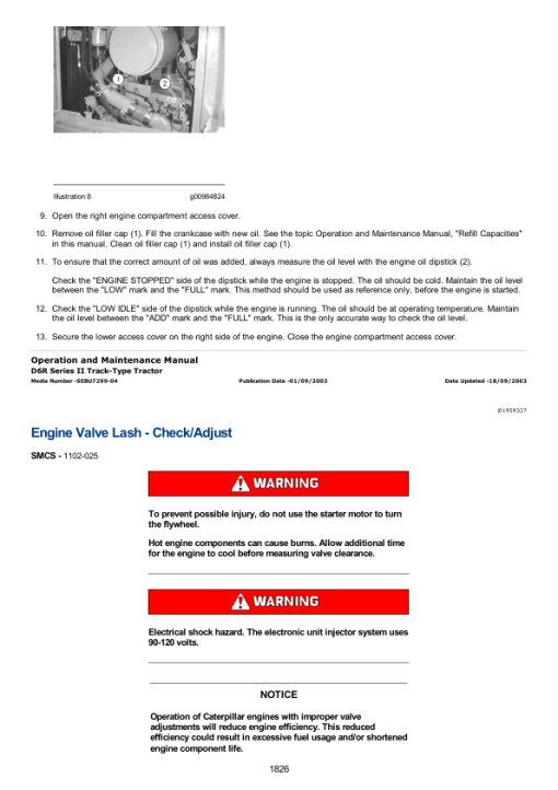 Caterpillar CAT D6R II Track Type Tractor Service Repair Manual (BRJ00001 and up) - Image 3