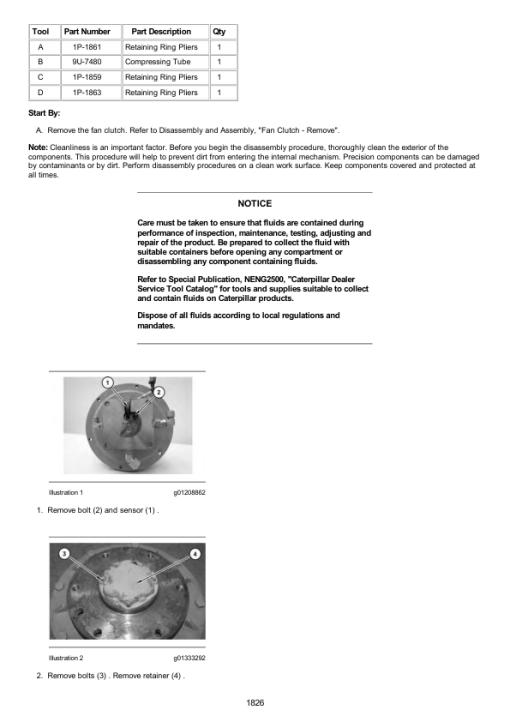 Caterpillar CAT D6T Track Type Tractor Service Repair Manual (DJG00001 and up) - Image 2