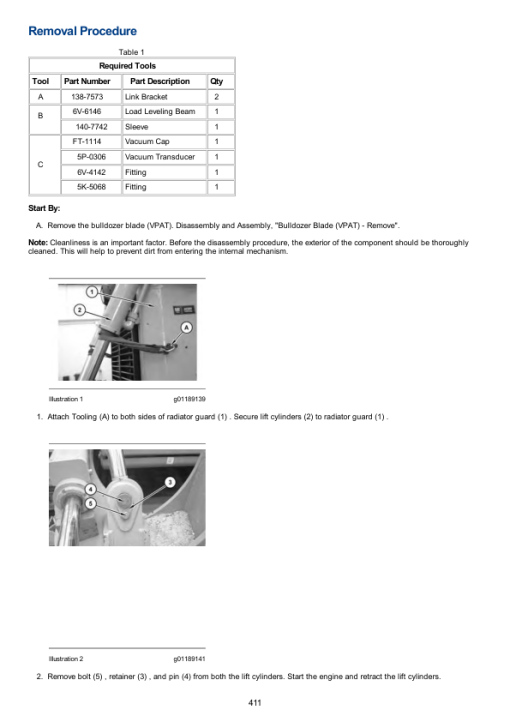 Caterpillar CAT 637G Wheel Scraper Service Repair Manual (DEX00001 and up) - Image 5