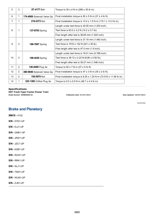 Caterpillar CAT D6T XW Track Type Tractor Service Repair Manual (RRK00001 and up) - Image 4