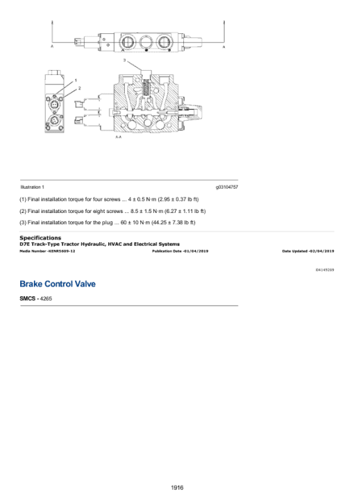 Caterpillar CAT D7E LGP Track Type Tractor Service Repair Manual (TJA00001 and up) - Image 4