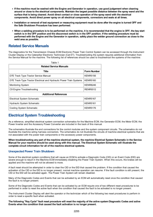 Caterpillar CAT D7E Track Type Tractor Service Repair Manual (MDB00001 and up) - Image 4