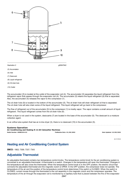 Caterpillar CAT D7F Track Type Tractor Service Repair Manual (93N01175 and up) - Image 4