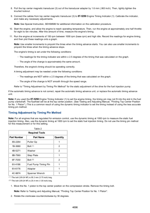 Caterpillar CAT D7H Track Type Tractor Service Repair Manual (5BF04000 and up) - Image 4