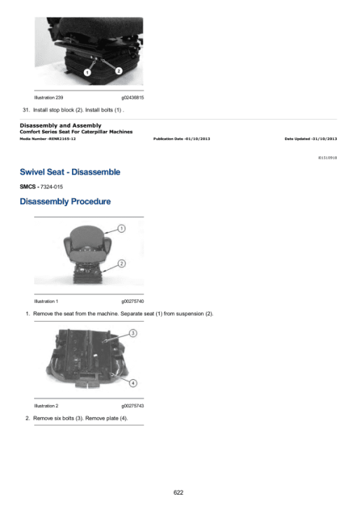 Caterpillar CAT D7H Track Type Tractor Service Repair Manual (5BF04000 and up) - Image 5