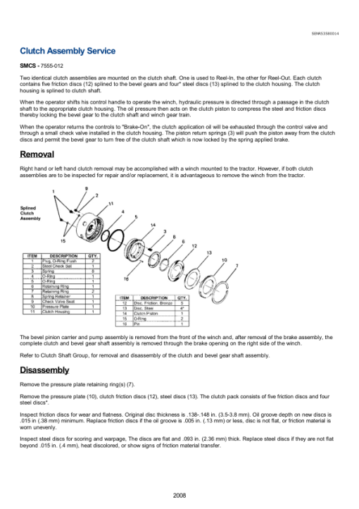 Caterpillar CAT D7H Track Type Tractor Service Repair Manual (79Z00001 till 03999) - Image 3