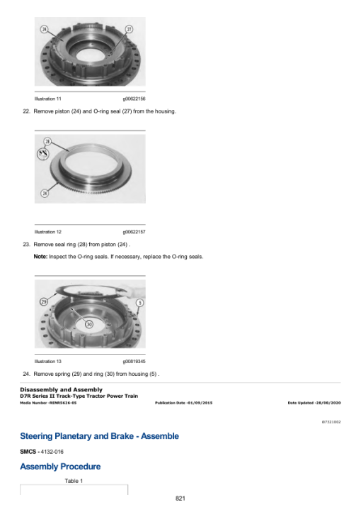 Caterpillar CAT 651E Wheel Tractor Service Repair Manual (89Z00001 and up) - Image 5