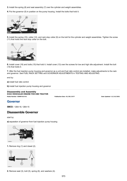 Caterpillar CAT D11R Track Type Tractor Service Repair Manual (9XR00001 and up) - Image 4