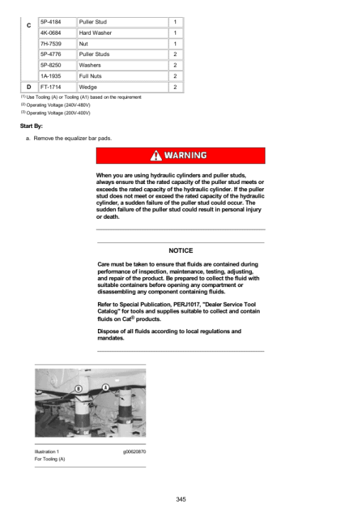 Caterpillar CAT D8R Track Type Tractor Dozer Bulldozer Service Repair Manual (7XM00001 and up) - Image 3