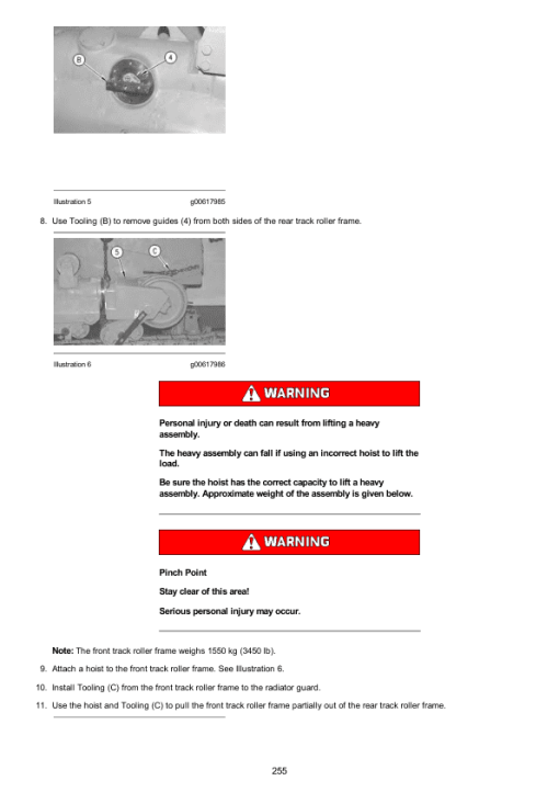 Caterpillar CAT D8R Track Type Tractor Dozer Bulldozer Service Repair Manual (T5X00001 and up) - Image 3