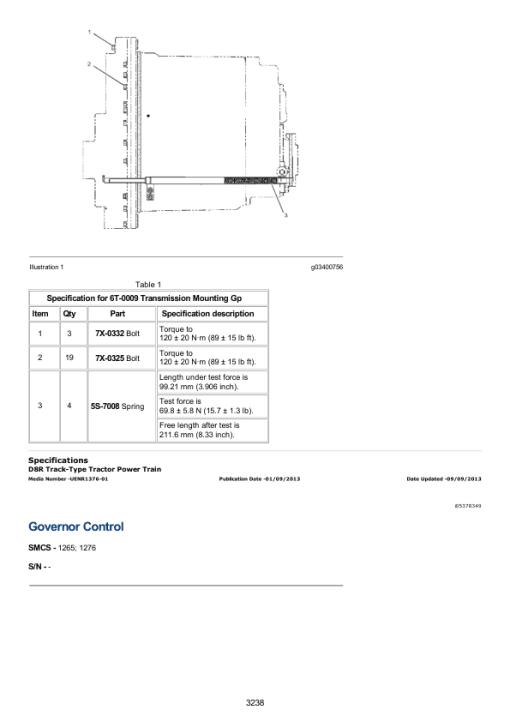 Caterpillar CAT D8R Track Type Tractor Dozer Bulldozer Service Repair Manual (T5X00001 and up) - Image 4