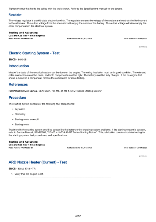 Caterpillar CAT D8T Track Type Tractor Dozer Bulldozer Service Repair Manual (FMC00001 and up) - Image 4