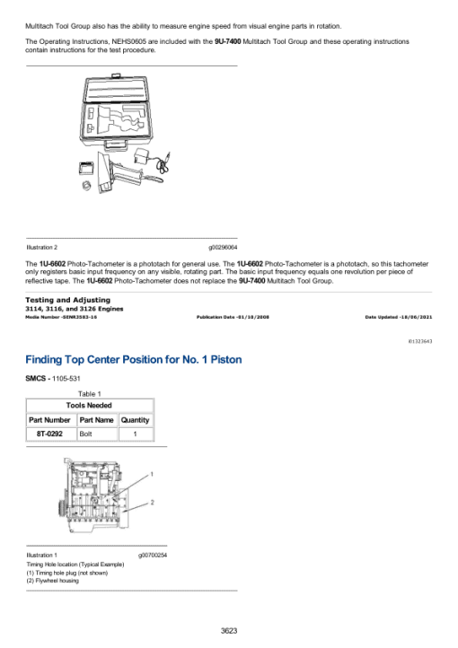 Caterpillar CAT 311C, 311C U Excavator Service Repair Manual (CKE00001 and up) - Image 3