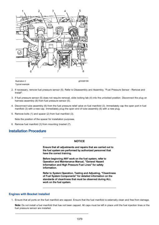 Caterpillar CAT M317F Wheeled Excavator Service Repair Manual (F6P00001 and up) - Image 2