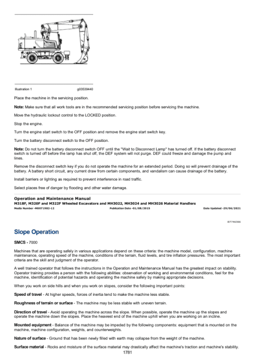 Caterpillar CAT 305.5E Mini Hydraulic Excavator Service Repair Manual (MX500001 and up) - Image 2