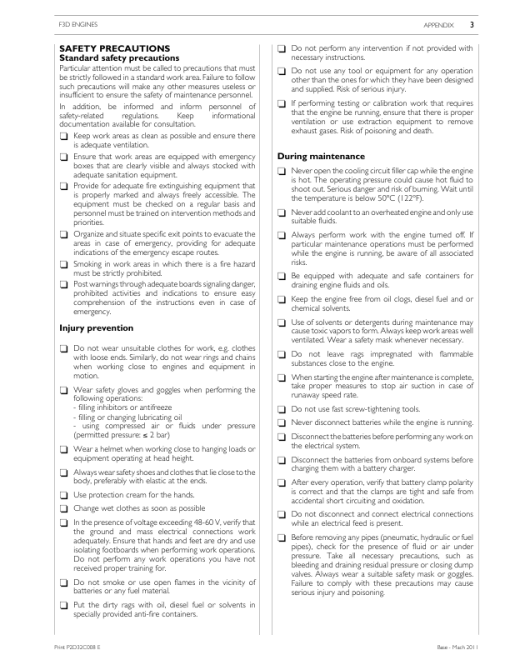 Cursor 13 Tier 4A Two Stage Turbocharger (F3D) Engine Manual - Image 5