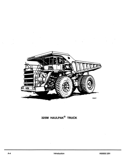 Komatsu 325M Dump Truck (Haulpack) Service Repair Manual - Image 2