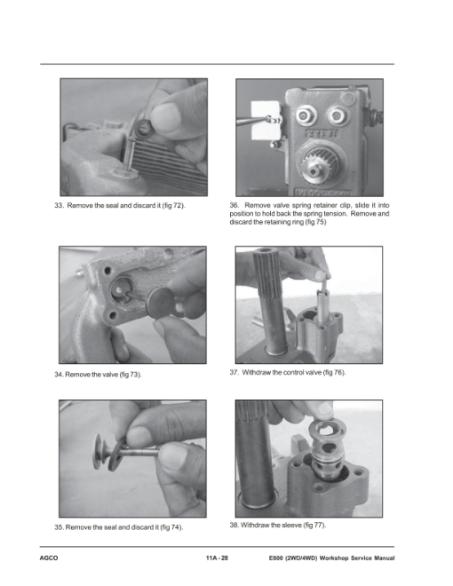 Valtra E600 Tractors Service Repair Manual - Image 3