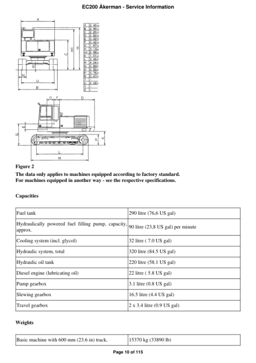 Volvo EC200 ?kerman Excavator Repair Service Manual - Image 2