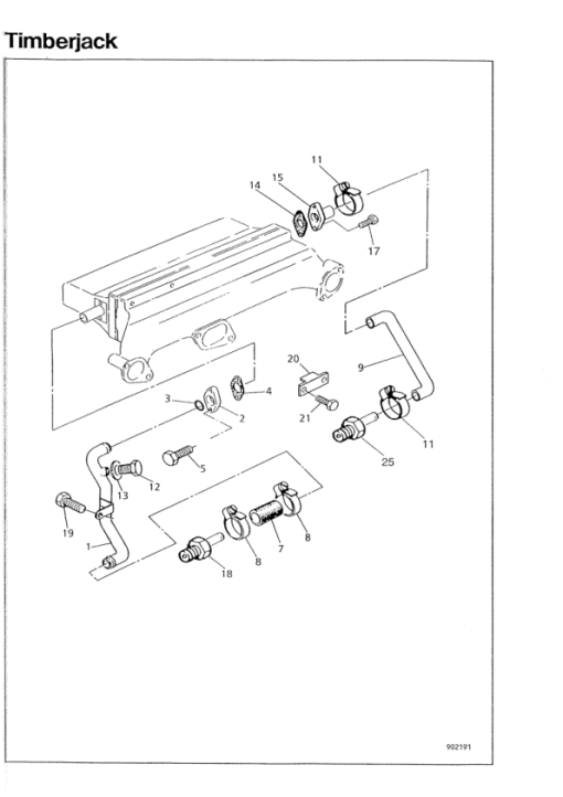 Timberjack 1210B Forwarders (SN 12100465–) Parts Catalog Manual - Image 4