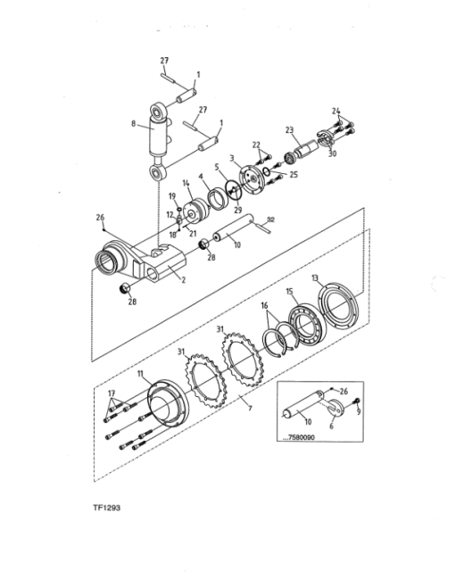 Timberjack 758 Harvesting Heads (SN 7580090–00FX0039) Parts Catalog Manual - Image 3