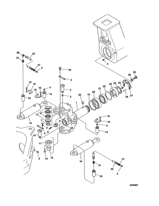 Timberjack 1110NA Forwarders (SN 10DH1000–10DH1035 & WC1110X001036–) Parts Catalog Manual - Image 3