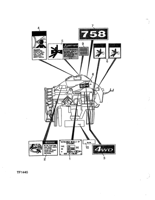 Timberjack 758HD Harvesting Heads (Prior to 03 Jan 21) Parts Catalog Manual - Image 4