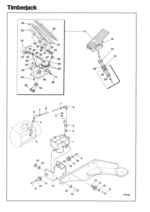 Timberjack 810C Forwarders (SN 17DA1187-) Parts Catalog Manual - Image 4